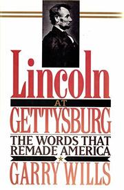 Cover art for LINCOLN AT GETTYSBURG