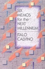 Cover art for SIX MEMOS FOR THE NEXT MILLENNIUM