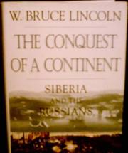 Cover art for THE CONQUEST OF A CONTINENT