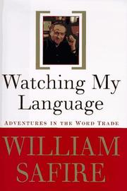 Cover art for WATCHING MY LANGUAGE