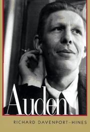 Cover art for AUDEN