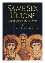 Cover art for SAME-SEX UNIONS IN PREMODERN EUROPE