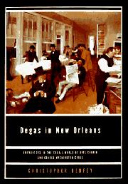 Cover art for DEGAS IN NEW ORLEANS