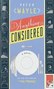 Book Cover for ANYTHING CONSIDERED