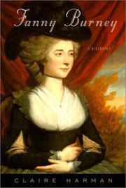 Cover art for FANNY BURNEY