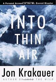 Cover art for INTO THIN AIR