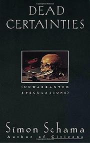 Cover art for DEAD CERTAINTIES