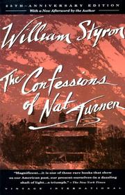 Cover art for THE CONFESSIONS OF NAT TURNER