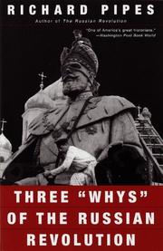Cover art for THREE ``WHYS'' OF THE RUSSIAN REVOLUTION