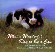 Cover art for WHAT A WONDERFUL DAY TO BE A COW