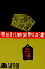 Cover art for WHEN THE PENTAGON WAS FOR SALE