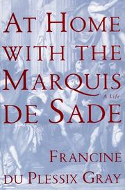 Cover art for AT HOME WITH THE MARQUIS DE SADE
