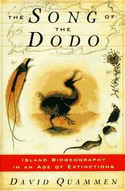Cover art for THE SONG OF THE DODO