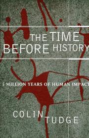Cover art for THE TIME BEFORE HISTORY
