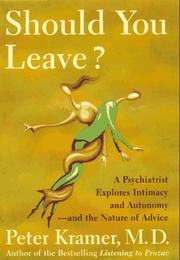 Cover art for SHOULD YOU LEAVE?