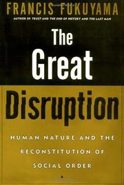 Cover art for THE GREAT DISRUPTION