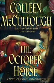 Cover art for THE OCTOBER HORSE