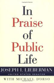 Cover art for IN PRAISE OF PUBLIC LIFE