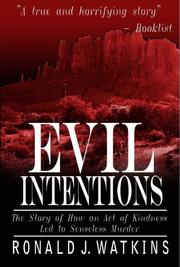 Cover art for EVIL INTENTIONS