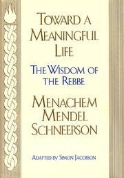 Cover art for TOWARD A MEANINGFUL LIFE