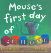 Cover art for MOUSE’S FIRST DAY OF SCHOOL