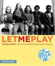 Book Cover for LET ME PLAY
