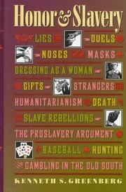 Book Cover for HONOR AND SLAVERY