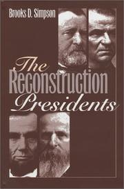 Cover art for THE RECONSTRUCTION PRESIDENTS