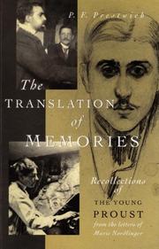 Book Cover for THE TRANSLATION OF MEMORIES