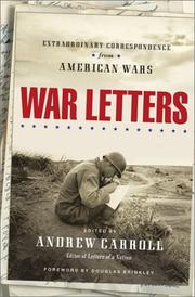 Cover art for WAR LETTERS