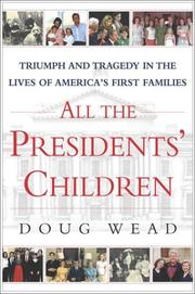 Book Cover for ALL THE PRESIDENT’S CHILDREN