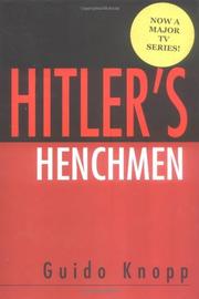 Cover art for HITLER’S HENCHMEN