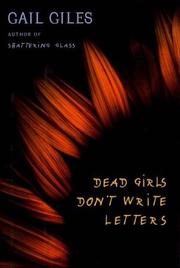 Book Cover for DEAD GIRLS DON’T WRITE LETTERS