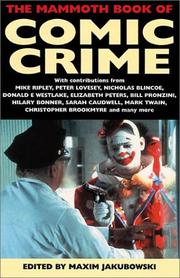 Cover art for THE MAMMOTH BOOK OF COMIC CRIME