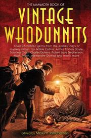 Book Cover for THE MAMMOTH BOOK OF VINTAGE WHODUNNITS