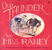 Cover art for OLD THUNDER AND MISS RANEY