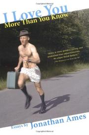 Book Cover for I LOVE YOU MORE THAN YOU KNOW