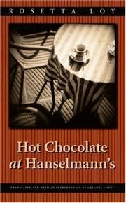 Cover art for HOT CHOCOLATE AT HANSELMANN’S