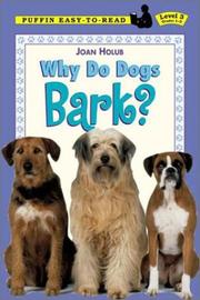 Cover art for WHY DO DOGS BARK?
