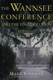 Cover art for THE WANNSEE CONFERENCE AND THE FINAL SOLUTION