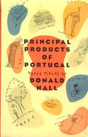 Book Cover for PRINCIPAL PRODUCTS OF PORTUGAL