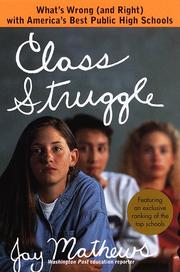 Book Cover for CLASS STRUGGLE