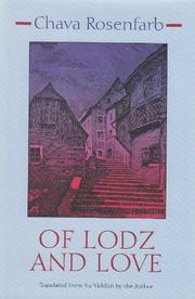 Cover art for OF LODZ AND LOVE