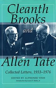 Cover art for CLEANTH BROOKS AND ALLEN TATE