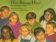 Cover art for WHO BELONGS HERE?