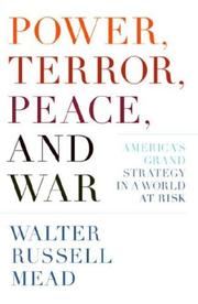 Cover art for POWER, TERROR, PEACE, AND WAR