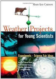 Book Cover for WEATHER PROJECTS FOR YOUNG SCIENTISTS
