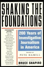 Cover art for SHAKING THE FOUNDATIONS