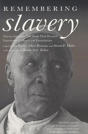 Cover art for REMEMBERING SLAVERY