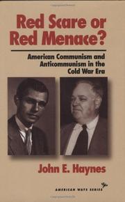 Cover art for RED SCARE OR RED MENACE?